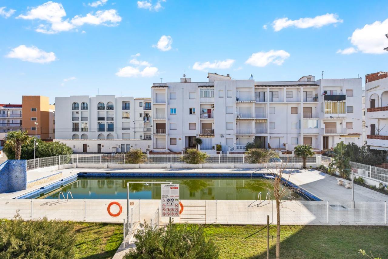 Apartamento Welcs -013- Con Terraza Y Piscina Apartment Empuriabrava Ngoại thất bức ảnh