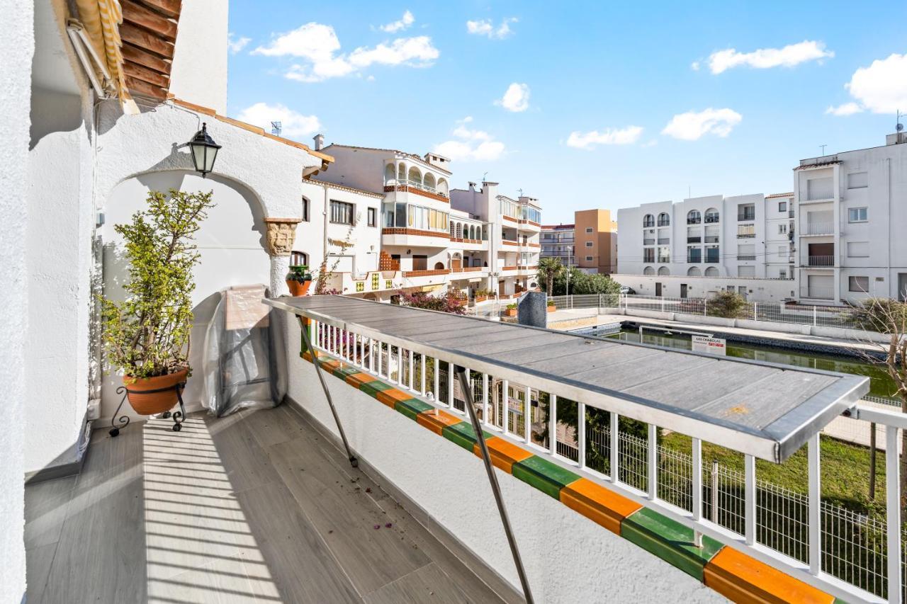 Apartamento Welcs -013- Con Terraza Y Piscina Apartment Empuriabrava Ngoại thất bức ảnh